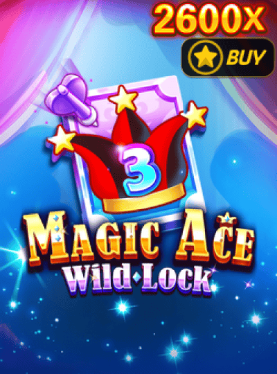 Experience the magic of the circus in Magic Ace Wild Lock. This colorful slot features a special wild card with a jester hat, offering wins up to 2600x your bet.